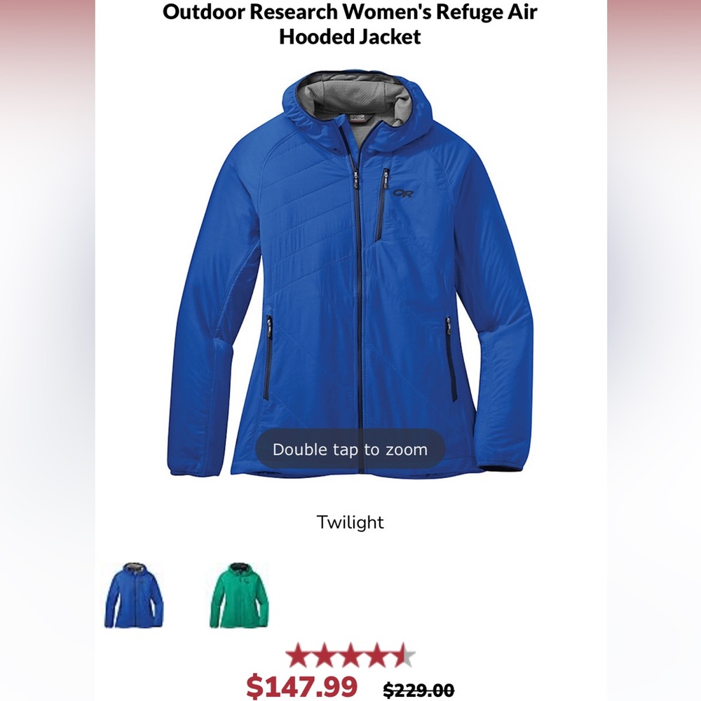 Outdoor Research Refuge Air, Medium- color in Twilight